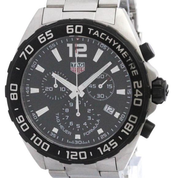 TAG HEUER Formula 1 Chronograph Steel Quartz Watch CAZ1010 Polished - Picture 1 of 8